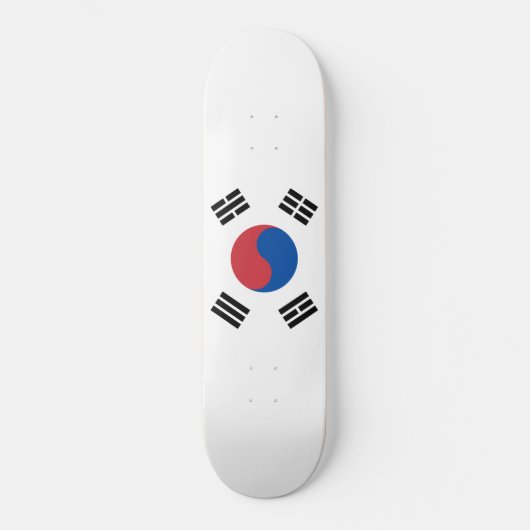 Vlag van Zuid-Korea (ROK) Persoonlijk Skateboard (Voorkant)