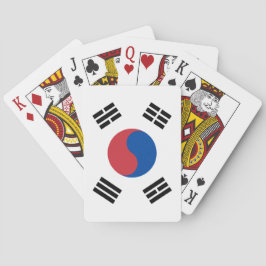 Vlag van Zuid-Korea (ROK) Pokerkaarten
