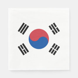 Vlag van Zuid-Korea (ROK) Servet