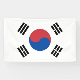 Vlag van Zuid-Korea (ROK) Spandoek