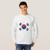 Vlag van Zuid-Korea (ROK) T-shirt (Voorkant volledig)