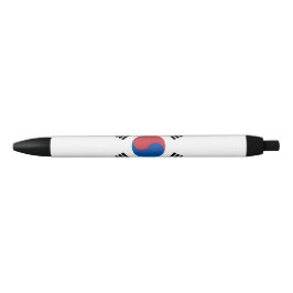 Vlag van Zuid-Korea (ROK) Zwarte Inkt Pen