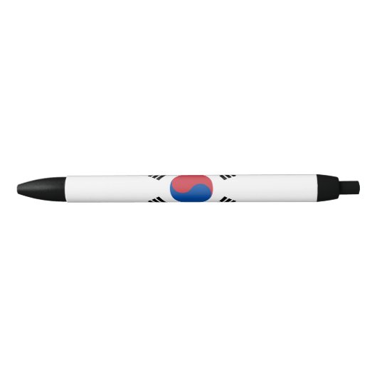 Vlag van Zuid-Korea (ROK) Zwarte Inkt Pen (Voorkant)