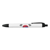 Vlag van Zuid-Korea (ROK) Zwarte Inkt Pen (Bovenkant)