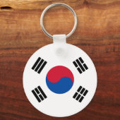 Vlag van Zuid-Korea Sleutelhanger (Voorkant)