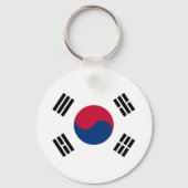 Vlag van Zuid-Korea Sleutelhanger (Voorkant)