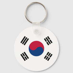 Vlag van Zuid-Korea Sleutelhanger