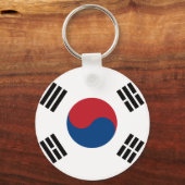 Vlag_van_Zuid-Korea Sleutelhanger (Voorkant)
