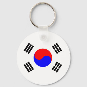 Vlag van Zuid-Korea Sleutelhanger
