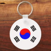 Vlag van Zuid-Korea Sleutelhanger (Voorkant)