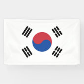 Vlag van Zuid-Korea Spandoek (Horizontaal)