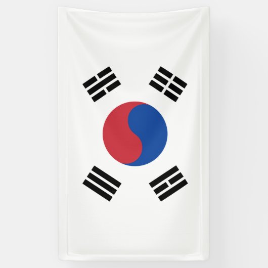 Vlag van Zuid-Korea Spandoek (Verticaal)