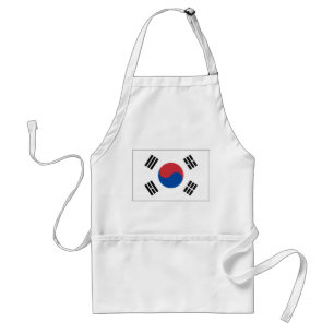 Vlag van Zuid-Korea Standaard Schort