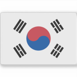 Vlag van Zuid-Korea Sticker
