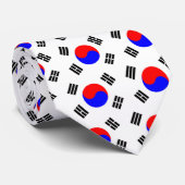 Vlag van Zuid-Korea Stropdas (Opgerold)