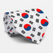 Vlag van Zuid-Korea Stropdas (Opgerold)