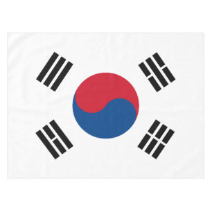 Vlag van Zuid-Korea Tafelkleed