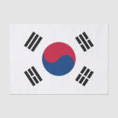Vlag van Zuid-Korea Tissuepapier (Voorkant)