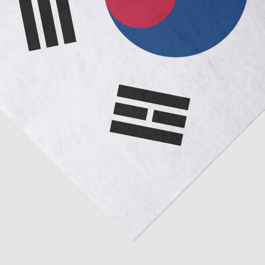 Vlag van Zuid-Korea Tissuepapier (Detail)