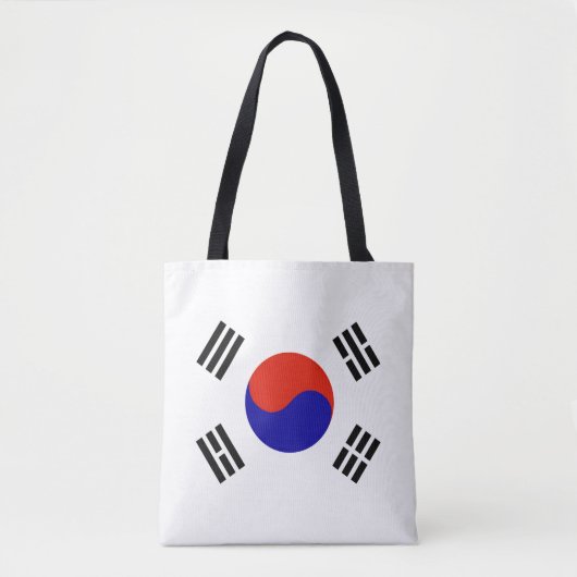 Vlag van Zuid-Korea Tote Bag (Voorkant)
