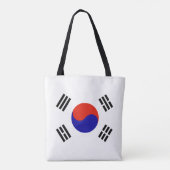 Vlag van Zuid-Korea Tote Bag (Achterkant)