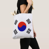 Vlag van Zuid-Korea Tote Bag (Dichtbij)