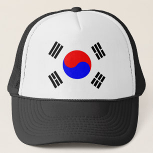 Vlag van Zuid-Korea Trucker Pet