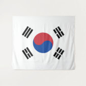 Vlag van Zuid-Korea Wandkleed (Voorkant (horizontaal))
