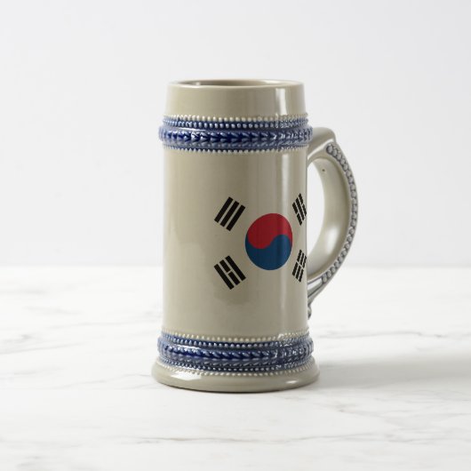 vlag van Zuid-Korea - Yin Yang Bierpul (Voorkant rechts)