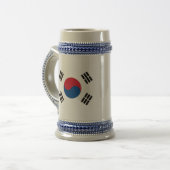 vlag van Zuid-Korea - Yin Yang Bierpul (Voorkant links)