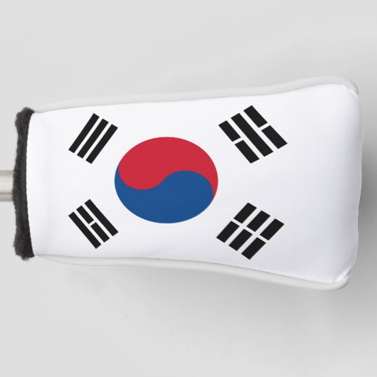 vlag van Zuid-Korea - Yin Yang Golfheadcover (Voorkant)