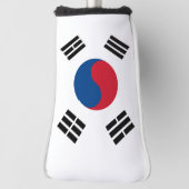 vlag van Zuid-Korea - Yin Yang Golfheadcover (Draai 90)