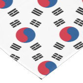 vlag van Zuid-Korea - Yin Yang Korte Tafelloper (Hoek)