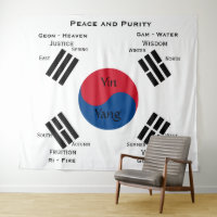 vlag van Zuid-Korea - Yin Yang