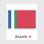 Vlag van Zuid-Molukken Sticker (Vel)