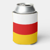 Vlag van Zuid-Ossetië Blikjeskoeler (Blikje Achterkant)