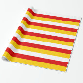 Vlag van Zuid-Ossetië Cadeaupapier (Uitgerold)