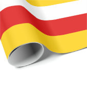 Vlag van Zuid-Ossetië Cadeaupapier (Rol Hoek)