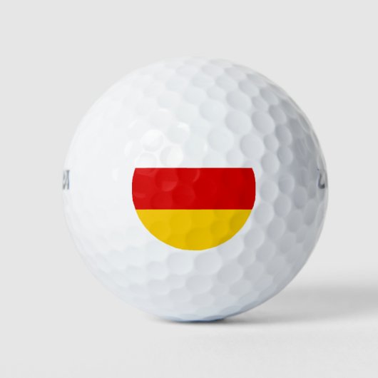 Vlag van Zuid-Ossetië Golfballen (Voorkant)