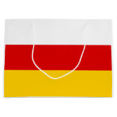 Vlag van Zuid-Ossetië Groot Cadeauzakje (Voorkant)