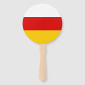 Vlag van Zuid-Ossetië Handwaaier (Achterkant)