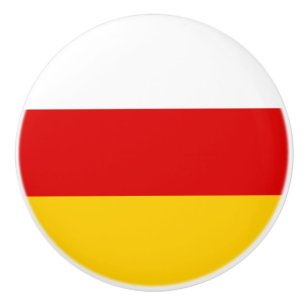 Vlag van Zuid-Ossetië Keramische Knop