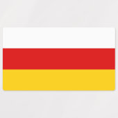 Vlag van Zuid-Ossetië Labels (Design 1)