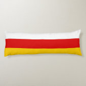 Vlag van Zuid-Ossetië Lichaamskussen (Achterkant)
