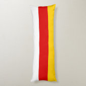 Vlag van Zuid-Ossetië Lichaamskussen (Achterkant (Verticaal))