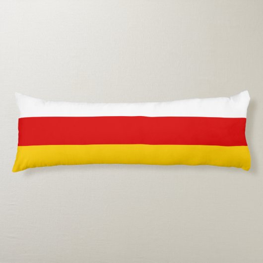 Vlag van Zuid-Ossetië Lichaamskussen (Voorkant)