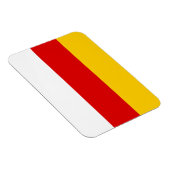 Vlag van Zuid-Ossetië Magneet (Rechterzijde)