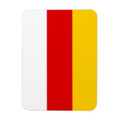 Vlag van Zuid-Ossetië Magneet (Verticaal)