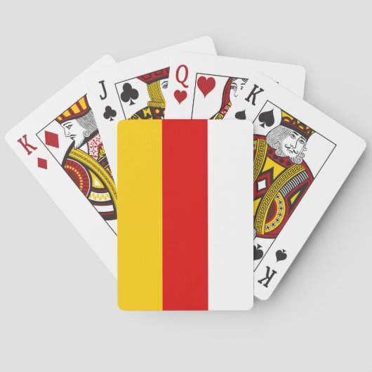 Vlag van Zuid-Ossetië Pokerkaarten (Achterkant)