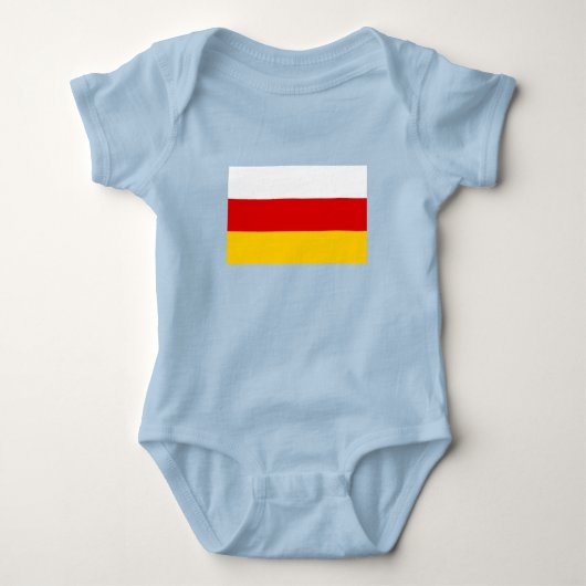 Vlag van Zuid-Ossetië Romper (Voorkant)